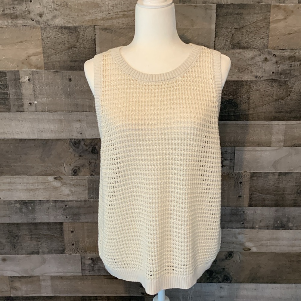 A New Day Open Knit Sweater Vest